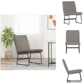 vidaXL Loungesessel Taupe 52x75x76 cm Stoff - Sessel