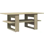Syfax Couchtisch Sonoma-Eiche 102x55x42 cm Holzwerkstoff
