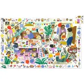 Djeco Puzzle Beobachtung Geburtstagsfeier 54 Teile