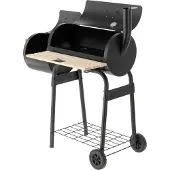 LUND Holzkohlegrill Mit Smoker, Rost 60*30Cm - W-99901