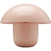 Kare Tischlampe Mushroom, orange, Stahl, Höhe 27 cm