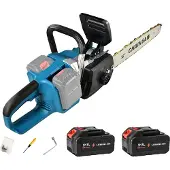OEM Elektrische Kettensäge, leichtes Design, automatische Betankung, Mit 2 Batterien