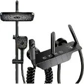 OEM Duscharmatur Set, Digitale Anzeige, Hydro Power Technologie, Schwarz ohne Display