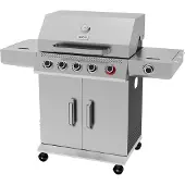 YATO Gasgrill yao 5+1, 19 kW, aus Edelstahl