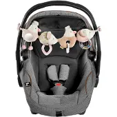 Fehn Kinderwagenkette "feehnLAND", rosa (rose, beige), Greifspielzeug, BabyH:16cm L:40cm, Jersey, Nicki, Plüsch, Stoff, Kinderwagenkette, H:16cm L:40cm