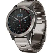 Garmin quatix 6 Titanium Titangrau mit Titanarmband