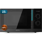 Cecotec Mechanische Mikrowelle mit Grill 23L Proclean 4120. 800W und 1000W Grill, Gleichmäßiges Garen, 8 Leistungsstufen
