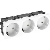 Obo Bettermann Bettermann Steckdose 33 Grad, 3-fach STD-D3SC RW3 6120503