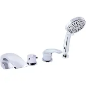 RAV 4-Loch Chrom Wasserfall Badewannenmischer SLEZAK