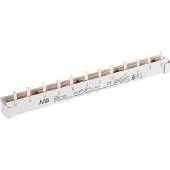 ABB PS3/12 Phasenschiene 3-phasig, 12 Pins, 12TE, 10mm2, nicht kürzbar Phasenfolge L1-L2-L3-L1-... 2CDL231001R1012