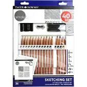 Daler Rowney Daler-Rowney Simply Skizzierset, 40-teilig