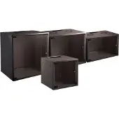Efbe-Schott EFB WGB-1906TS.60 19? 06HE Wandgehäuse Basic, Tiefe 600 mm, 1-teilig, Flat Pack, RAL9005 WGB1906TS60