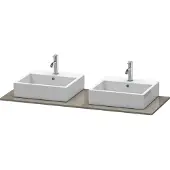 Duravit Konsole XSquare 140x55cm, f G g, m 2 Auss, Beck. beids.