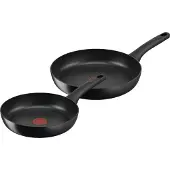 Tefal G28890, Rund, Allzweckpfanne, Schwarz, Titan, Aluminium, Thermo-Punkt