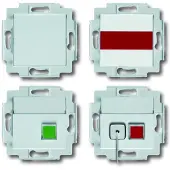 Busch-Jaeger Ruf-Set für Behinderten-WC studioweiß 1510 UC-84-101