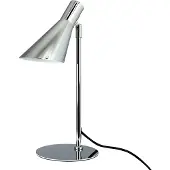Dyberg Larsen Tischlampe DL12, chrom, Höhe 39,5 cm, Metall