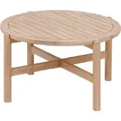 Hespéride Kaffeetisch aus Akazienholz, für den Garten, Ø 80 cm