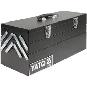 YATO YT-0885, Werkzeugkasten, Metall, Schwarz, 460 mm, 200 mm, 225 mm