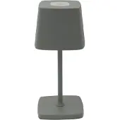 Luxus Europe - Tischlampe Touch Aimée Grau - Kabellose LED-Tischlampe für den Innenbereich – USB-C wiederaufladbar