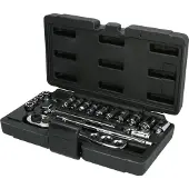 Ks Tools Kälte-Klima-Steckschlüssel-Satz, 19-tlg - 130.0300