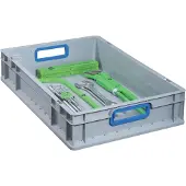 Allit Transportbehälter ProfiPlus EuroBox 612, grau/