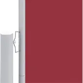 Syfax Seitenmarkise Ausziehbar Rot 180x1200 cm
