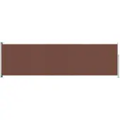 Syfax Seitenmarkise Ausziehbar 180x600 cm Braun