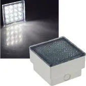 Chilitec LED Pflasterstein BRIKX 10 neutralweiß 10x10x7cm, 80lm, IP67, 230V