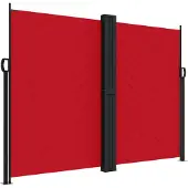Syfax Seitenmarkise Ausziehbar Rot 180x1000 cm