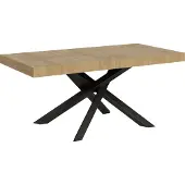 Itamoby Ausziehtisch 200/460x90 cm Volantis Natur-Eiche mit anthrazitfarbenen Beinen
