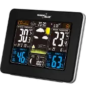Greenblue 46004, Schwarz, Innen-Hygrometer, Innen-Thermometer, Außen-Hygrometer, Außen-Thermometer, Barometer, Hygrometer, Thermometer, Barometer, Hygrometer, Thermometer, 20 - 95%, 20 - 95%