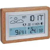 TFA-Dostmann Funk-Wetterstation OAK mit Holzrahmen, 35.1167.54,