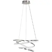 Rabalux 72020 Pendelleuchte Esilda, 42W, 4000K, 2200lm, silber-weiß, rund, neutralweiß, Modern, ø500mm
