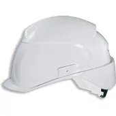 Uvex airwing B-S-WR Schutzhelm mit Lüftung- mit Drehradsystem - gekürztem Schirm weiß 52 cm - 61 cm - 9762031 - weiß