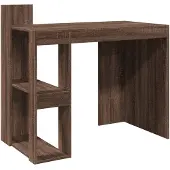 Syfax Schreibtisch Braun Eichen-Optik 103,5x56,5x94 cm Holzwerkstoff