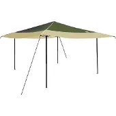 Syfax Pavillon-Zelt 395 x 395 x 251 cm Grün Stoff