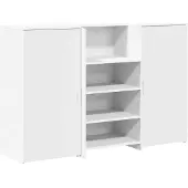 Syfax Empfangstheke Weiß 155x50x103,5 cm Holzwerkstoff