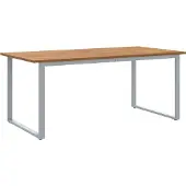 Syfax Gartentisch Grau 180 x 90 x 75 cm Massivholz Akazie