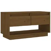 Sonstiges TV-Schrank Honigbraun 74x34x40 cm Massivholz Kiefer