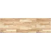 Syfax Waschtischplatte Unbehandelt 120x40x2 cm Massivholz Akazie