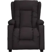 Syfax Massagesessel Schwarz Kunstleder