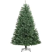 Syfax Künstlicher Weihnachtsbaum Klappbar mit Ständer Grün 150 cm