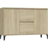 Syfax Sideboard Sonoma-Eiche 102x35x70 cm Holzwerkstoff