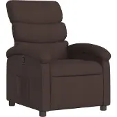 Syfax Relaxsessel Dunkelbraun Stoff