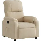 Syfax Relaxsessel Creme Mikrofasergewebe