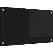 Syfax Küchenrückwand Schwarz 70 x 40 cm Gehärtetes Glas