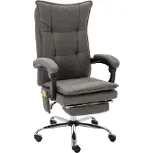 Syfax Massage-Bürostuhl Grau Stoff