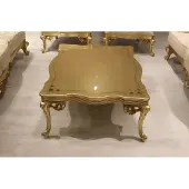 AEA Couchtisch Wohnzimmertisch Gold Luxus Couchtische Beistelltisch Sofatisch