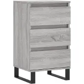 Syfax Sideboard Grau Sonoma 40x35x70 cm Holzwerkstoff