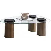 AEA Wohnzimmer Transparenter Couchtisch Edle Ablagetische Kaffeetisch